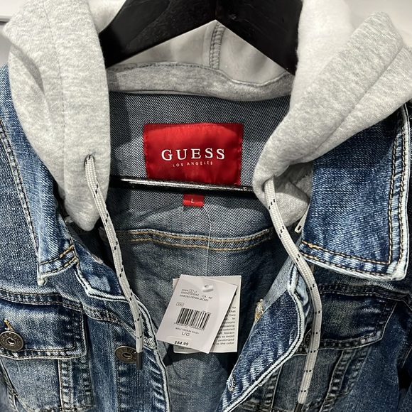 Hooded denim jacket - Picture 2 of 5